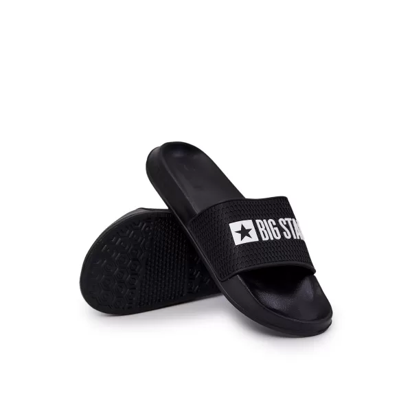  Pánske šľapky BIG STAR JJ174505 BLACK Big Star Shoes 