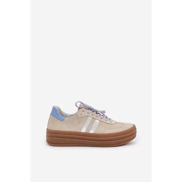  Dámske topánky ZAZOO N1068S4 BEIGE 