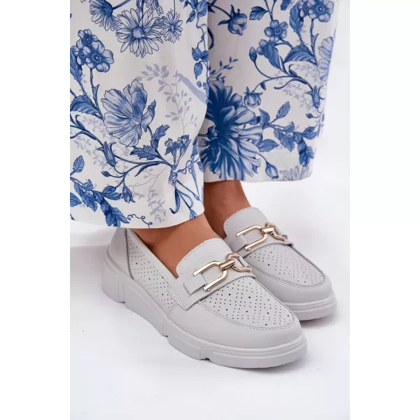  Dámske mokasíny VINCEZA 88007 WHITE 