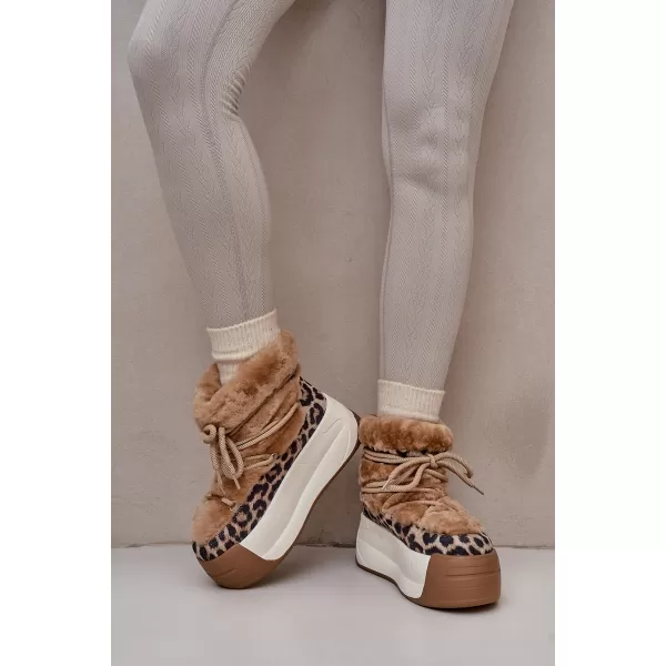  Dámske topánky BIG STAR OO274A207 BROWN/BEIGE Big Star Shoes 