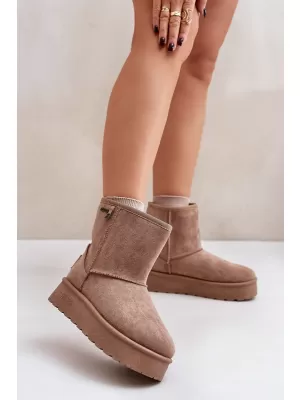 Dámske topánky BIG STAR OO274A097 BEIGE Big Star Shoes
