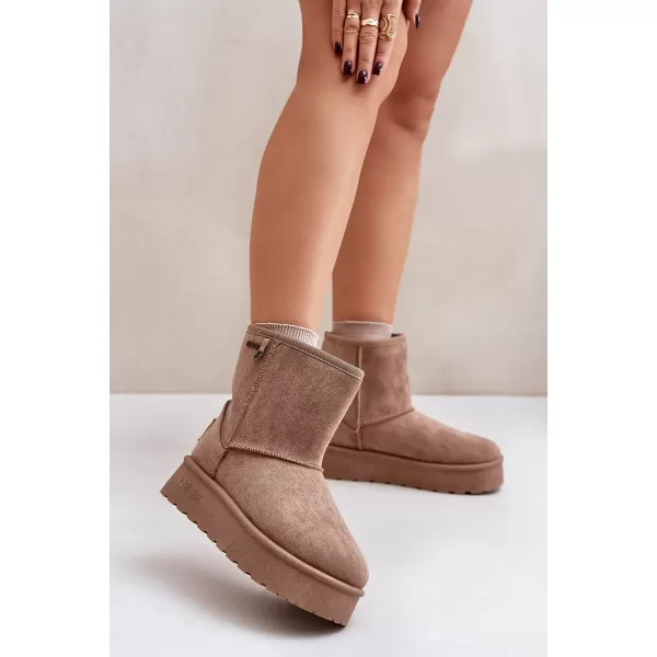  Dámske topánky BIG STAR OO274A097 BEIGE Big Star Shoes 
