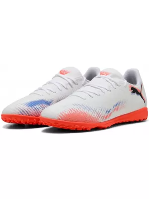 Čižmy PUMA FUTURE 8 PLAY TT 108605-01 WHITE/ BIELA/PUMA ČIERNA/ŽIARIACA ČERVENÁ