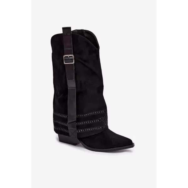  Dámske čižmy BOTO CAMILORA 40916 BLACK 