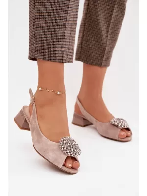 Dámske sandále D&A CR61-3030 BEIGE