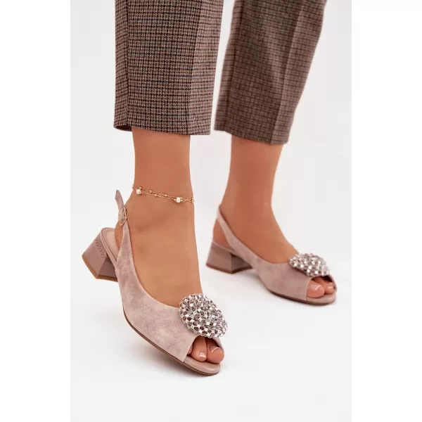  Dámske sandále D&A CR61-3030 BEIGE 