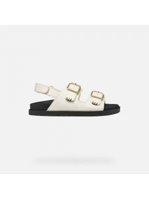 Dievčenské sandále GEOX SANDAL FOAMMENTERA J65P0A000BCC1058 SMOTANOVÁ