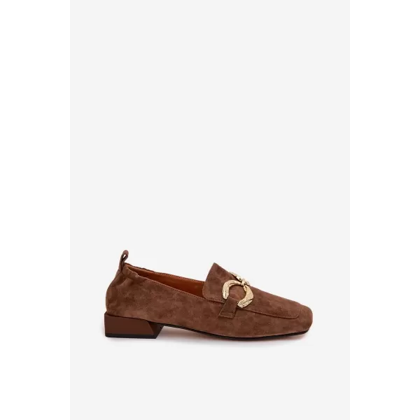  Dámske mokasíny D&A CR61-3115 BROWN 