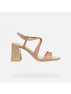 Dámske sandále GEOX NEW ERAKLIA 80 T01 G012894 SVETLO HNEDÁ