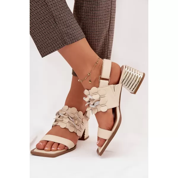  Dámske sandále D&A CR61-3062 BEIGE 