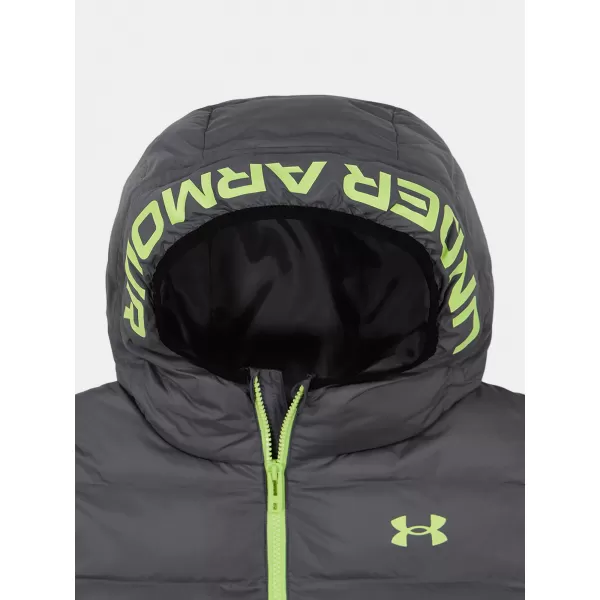  Chlapčenská bunda UNDER ARMOUR UA PRONTO COLORBLOCK PUFFER JACKET UJFIM09F-021 ŠEDÁ 