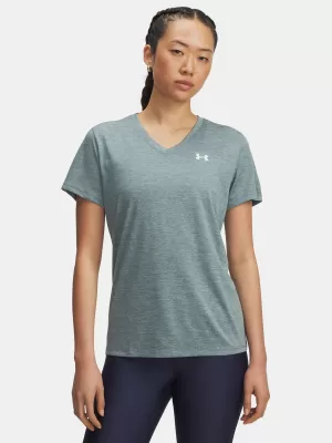 Dámske tričko UNDER ARMOUR TECH SSV- TWIST 1384227-587 MODRÁ