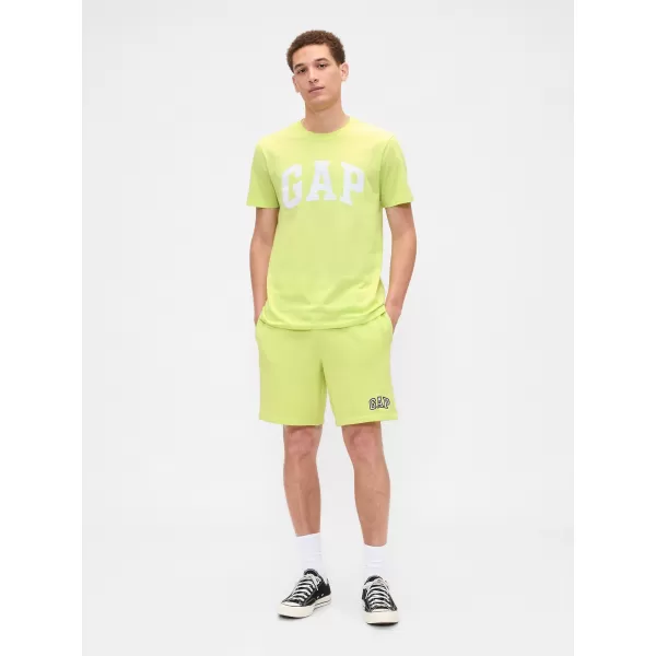  Pánske tričko GAP EVERYDAY BASIC LOGO TEE 856659-31 SUPERLIME 