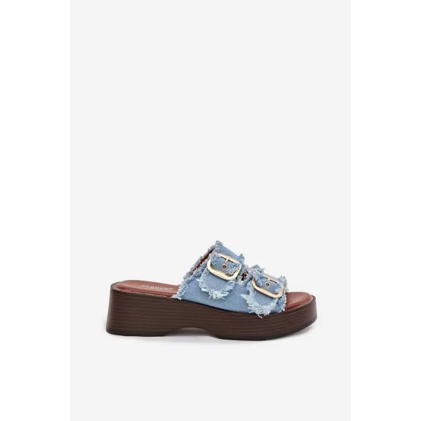  Dámske šľapky BOTO RENELISSE 41325 LIGHT BLUE 
