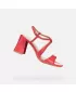 Dámske sandále GEOX NEW ERAKLIA 80 T01 G012895 ČERVENÁ