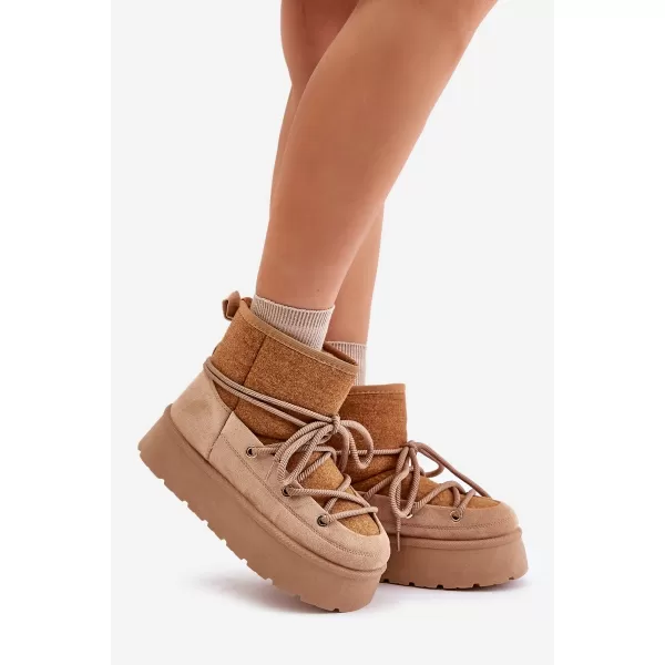  Dámske snehule BOTO MAVORA 34284 KHAKI 