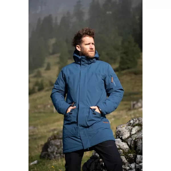  Pánsky zimný kabát NORDBLANC ICEAGE NBWJM8256 MODRÁ 