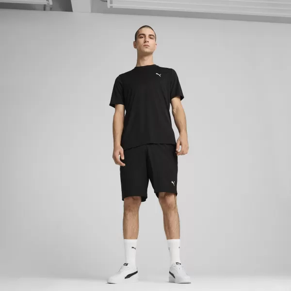  Pánske kraťasy PUMA ESS WOVEN SHORTS 682604_01 PUMA BLACK 