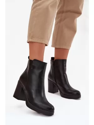 Dámske čižmy BOTO RYSELLE 40501 BLACK