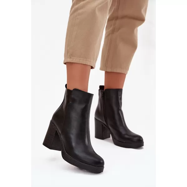  Dámske čižmy BOTO RYSELLE 40501 BLACK 