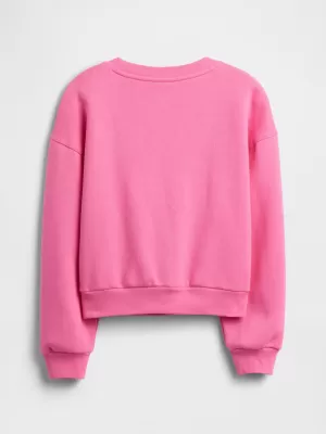Detská mikina GAP LOGO SWEATSHIRT 797737-02 LOVE LETTER