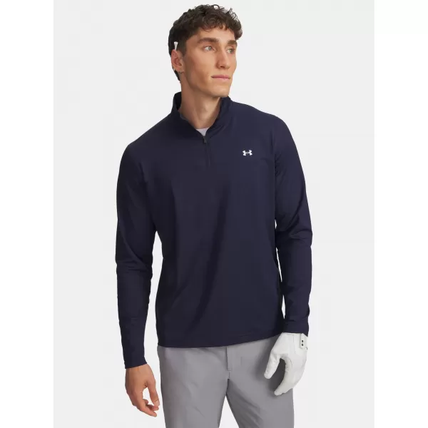  Pánske tričko UNDER ARMOUR UA T2G 1/4 ZIP 6010129-410 MODRÁ 