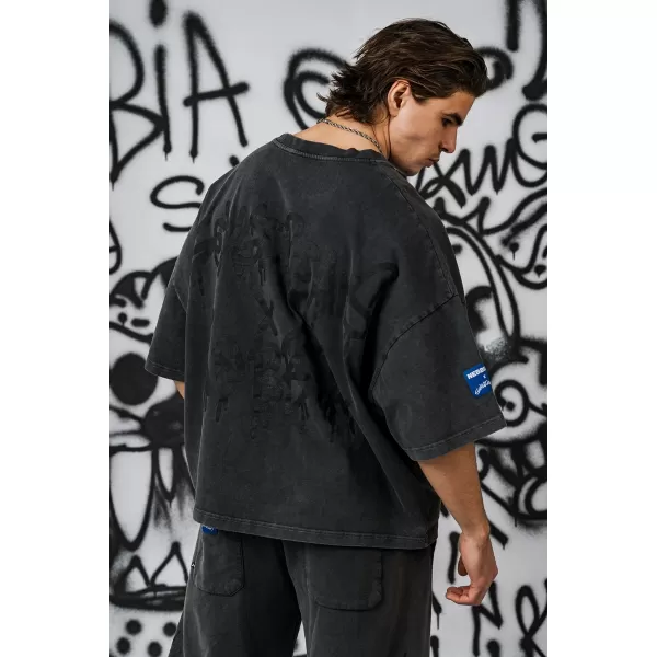  Pánske oversized tričko NEBBIA x Sexsdreams 810 BLACK 