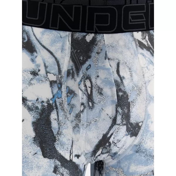  Pánske boxerky UNDER ARMOUR UA PERFORMANCE TECH - PRINT 6IN - 1PK 1383875-101 ČIERNA 