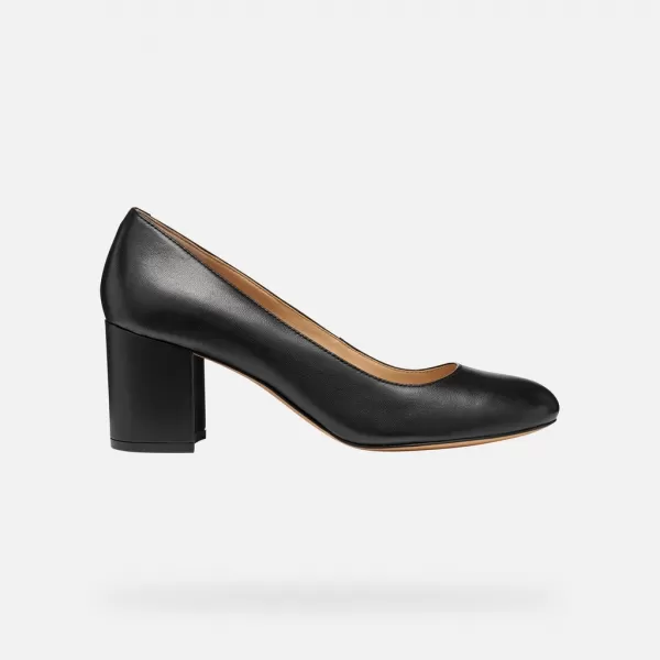  Dámske lodičky GEOX VIRNILISA 65 G009772 ČIERNA 