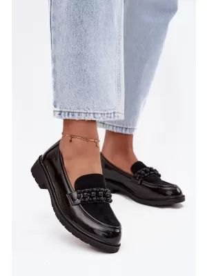 Dámske mokasíny D&A HY52-541 BLACK