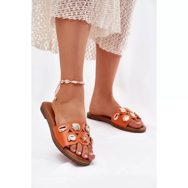  Dámske šľapky BOTO NALOTHIEL 37791 ORANGE 