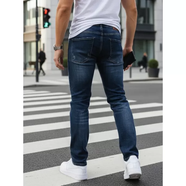  Pánske nohavice DSTREET UX4479 MODRÁ 