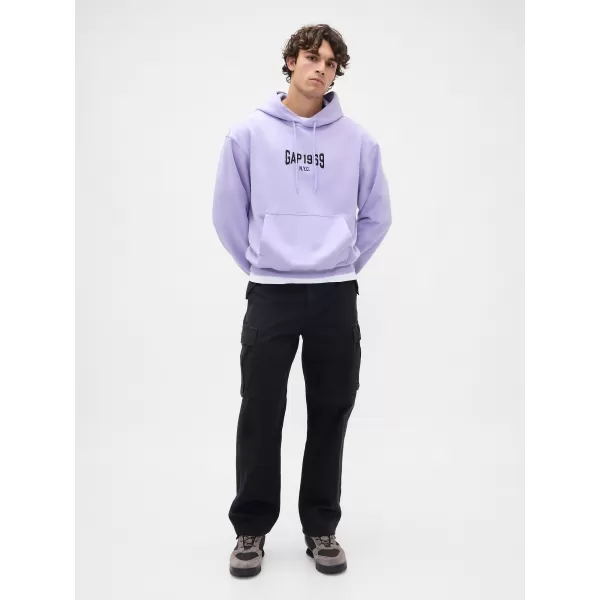  Pánska mikina GAP LOGO PULLOVER HOODIE 821291-00 ORCHID 