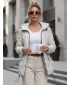 Dámska bunda DSTREET TY5610 SVETLO ŠEDÁ