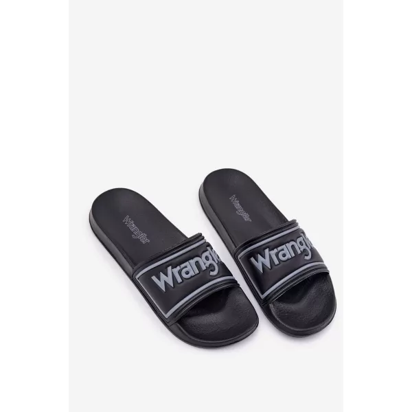  Pánske šľapky WRANGLER AVERELL 20251042.25Y BLACK 