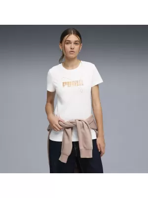 Dámske tričko PUMA ESS LOGO LAB TEE 691824_02 PUMA BIELA