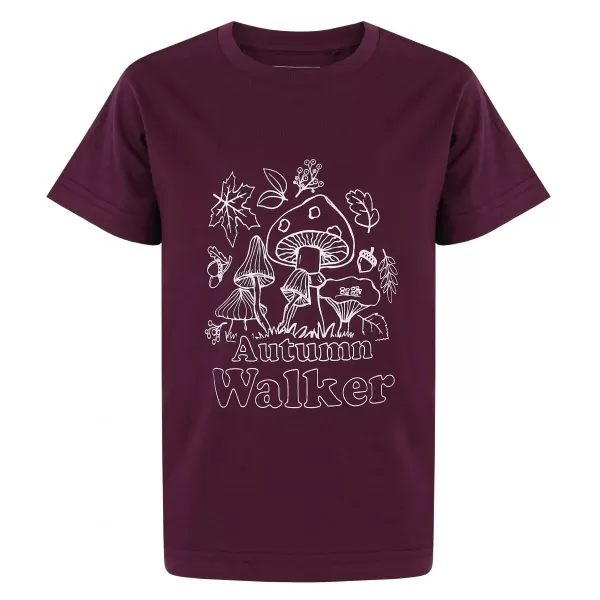  Detské tričko HUSKY TEE MUSHROOM K PURPLE 