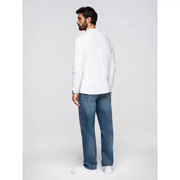  Pánske tričko OMBRE OM-POBL-0162 WHITE 