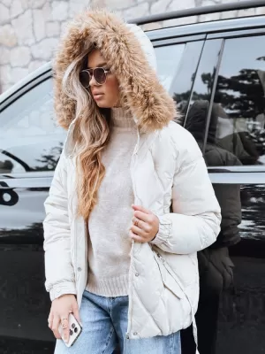 Dámska bunda DSTREET TY5236 BIELA