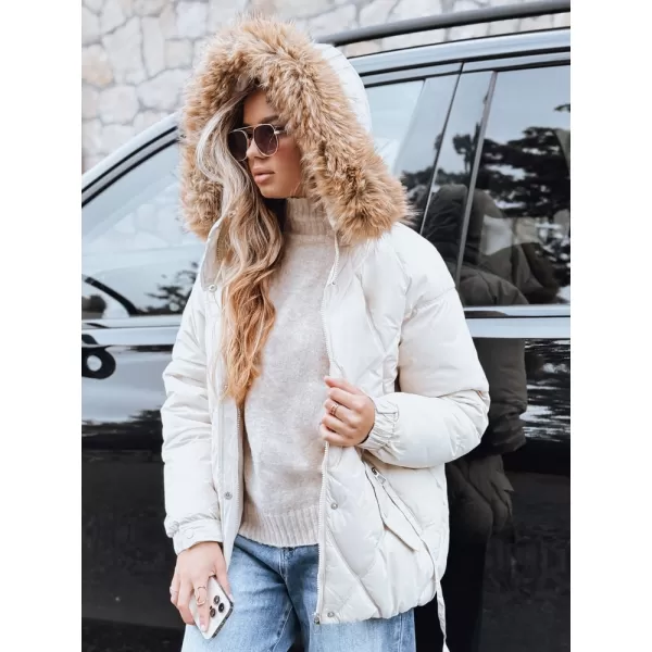  Dámska bunda DSTREET TY5236 BIELA 