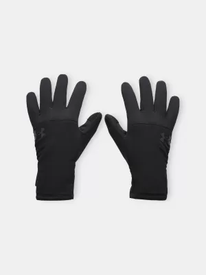 Pánske rukavice UNDER ARMOUR M'S STORM FLEECE GLOVES 6000391-001 ČIERNA