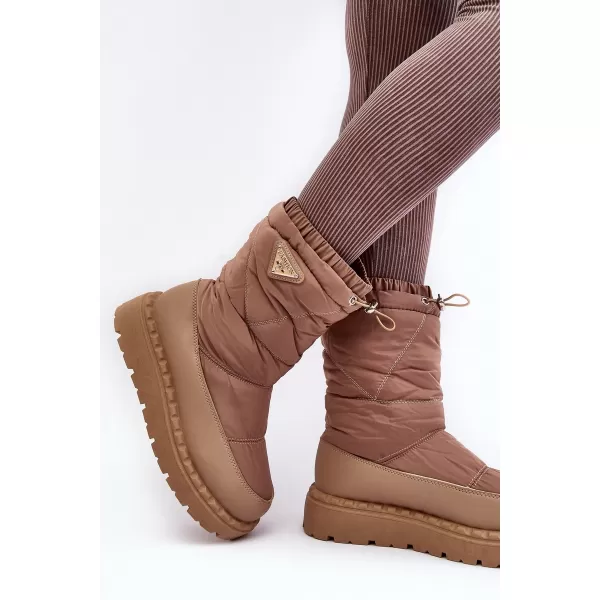  Dámske snehule BOTO LURETA 28724 KHAKI 