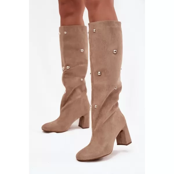  Dámske čižmy BOTO LUCINDA 40118 KHAKI 