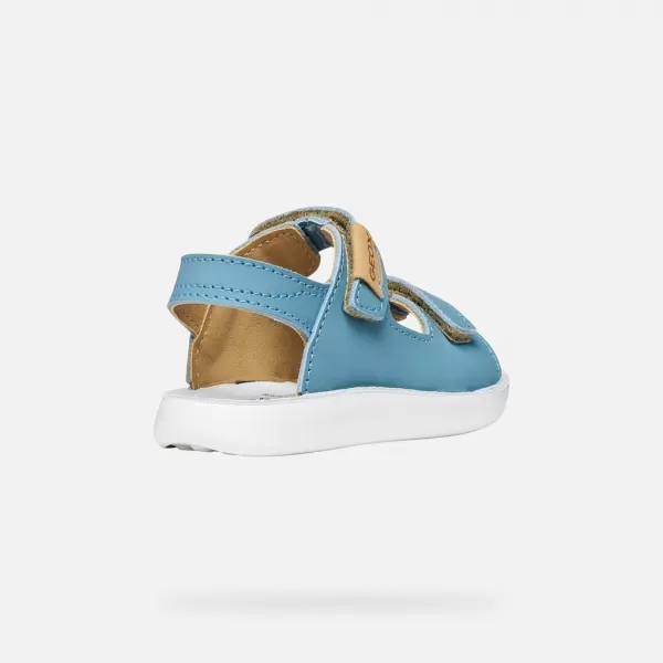  Chlapčenské sandále GEOX SANDAL LIGHTFLOPPY B455SB00032C4016 MODRÁ 