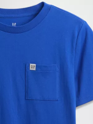 Detské tričko GAP LOGO TEE 819989-02 ROYAL GEM