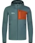 Pánska mikina powerfleece NORDBLANC BRACKEN NBWFM8286 TMAVO ZELENÁ