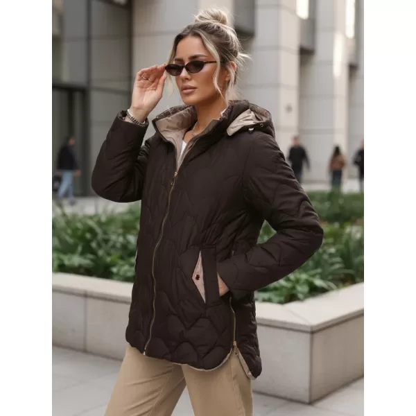 Dámska bunda DSTREET TY5623 HNEDÁ 