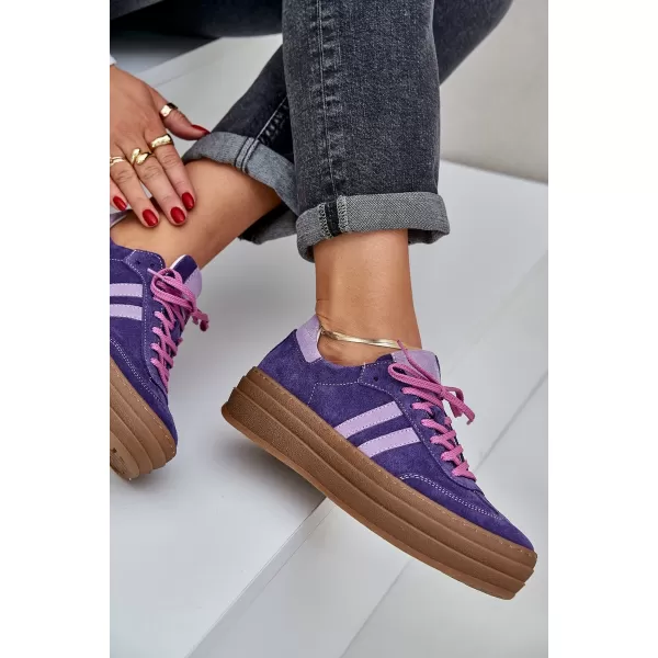  Dámske topánky ZAZOO N1068S4 PURPLE 