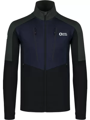 Pánska mikina powerfleece NORDBLANC GROAN NBWFM8282 ČIERNA