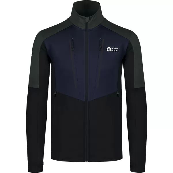  Pánska mikina powerfleece NORDBLANC GROAN NBWFM8282 ČIERNA 